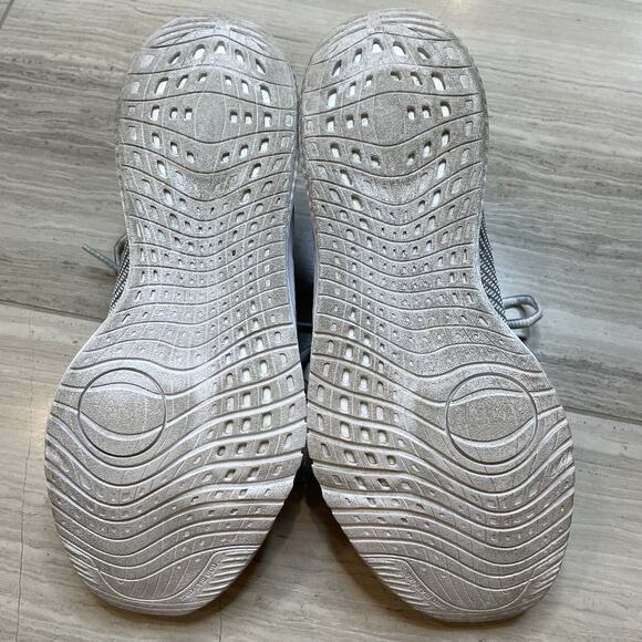 Adidas Bounce Sneakers BB1544 Athletic Gym Workout Sporty Light Grey White 8 US - Picture 11 of 12